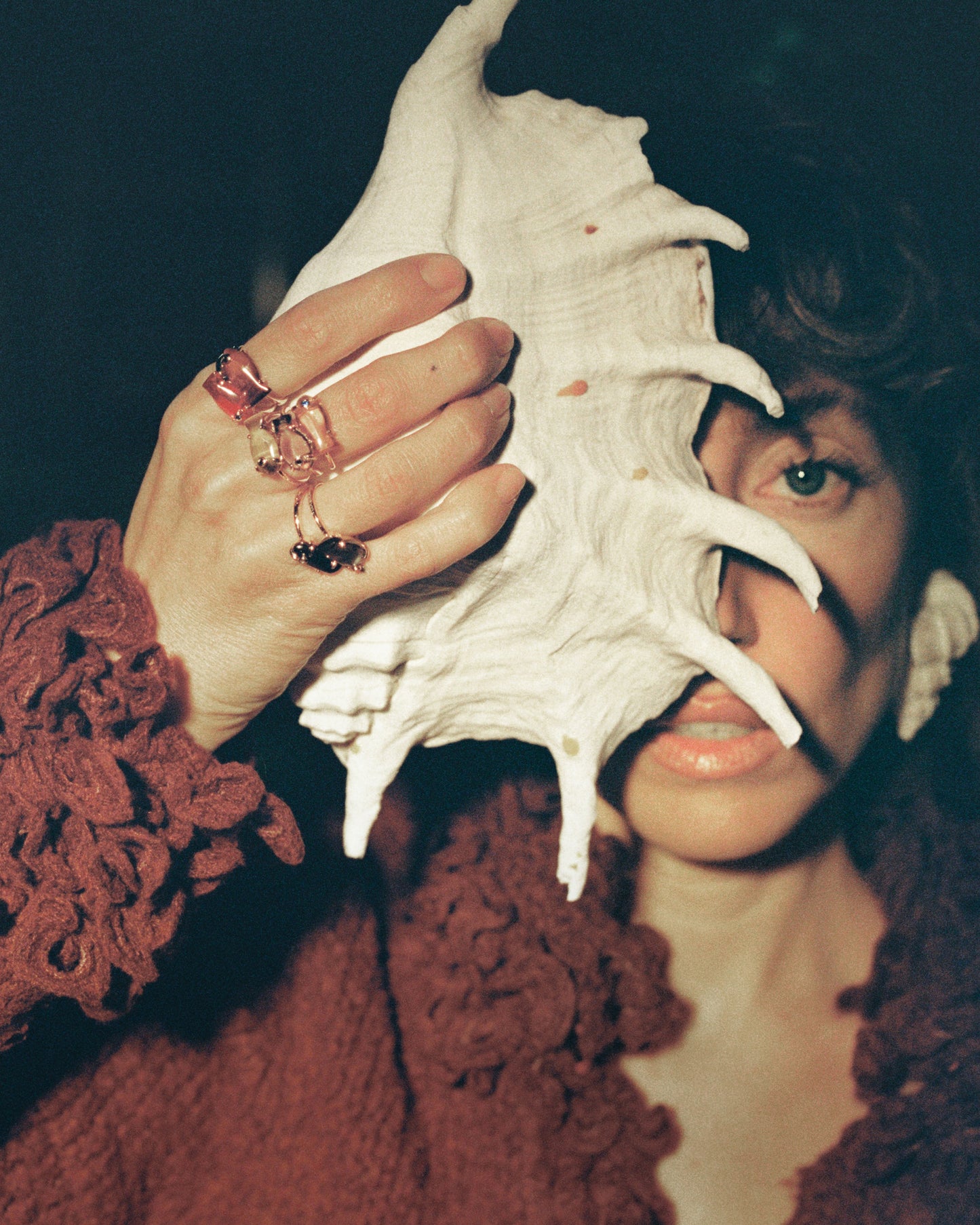 Black Mother of Pearl Marea Ring