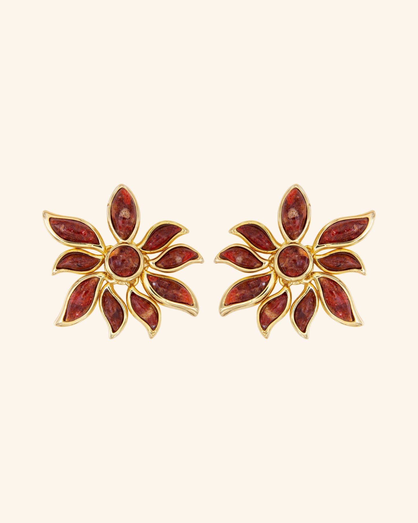 Pendientes Mandragora Coral