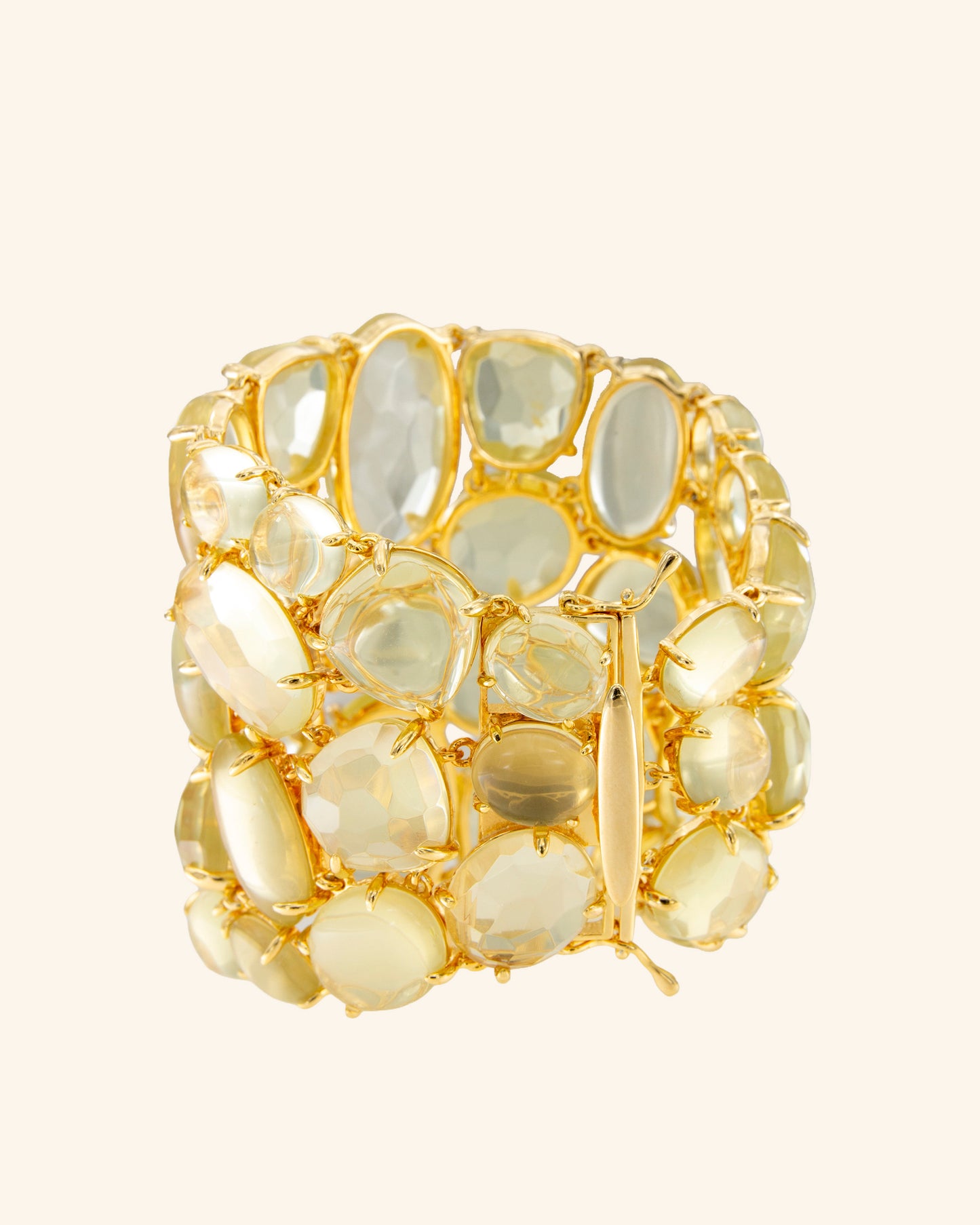 Brazalete Liberis con Cuarzo Limón