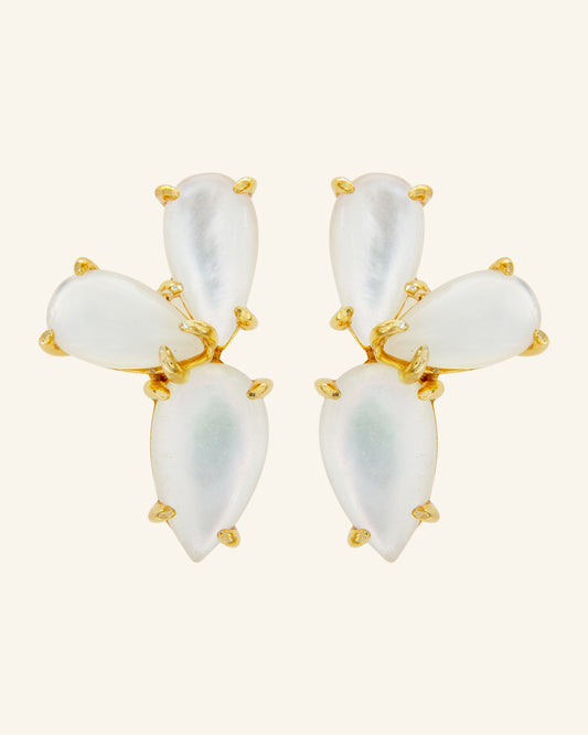 Pendientes Maranta Madreperla