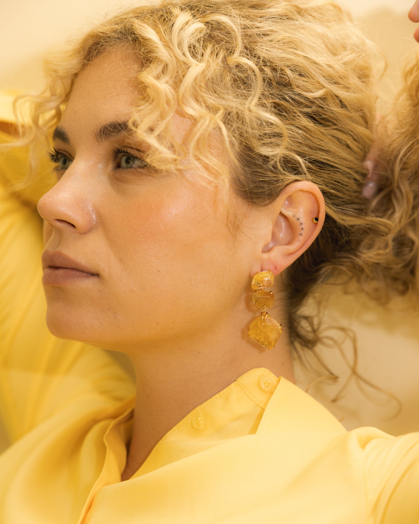 Apollo Citrine Quartz Earrings