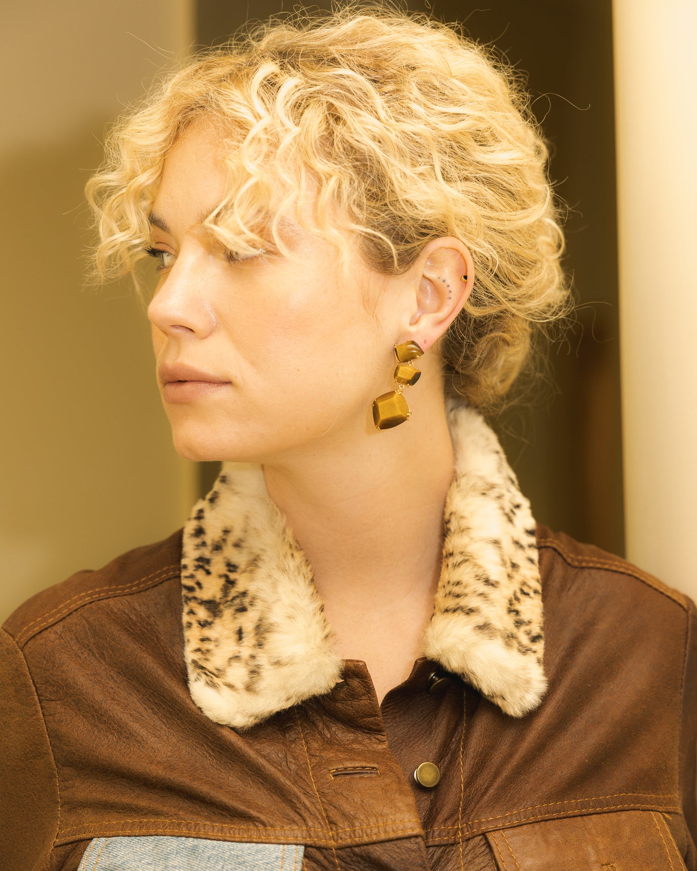 Pendientes Apolo Ojo Tigre