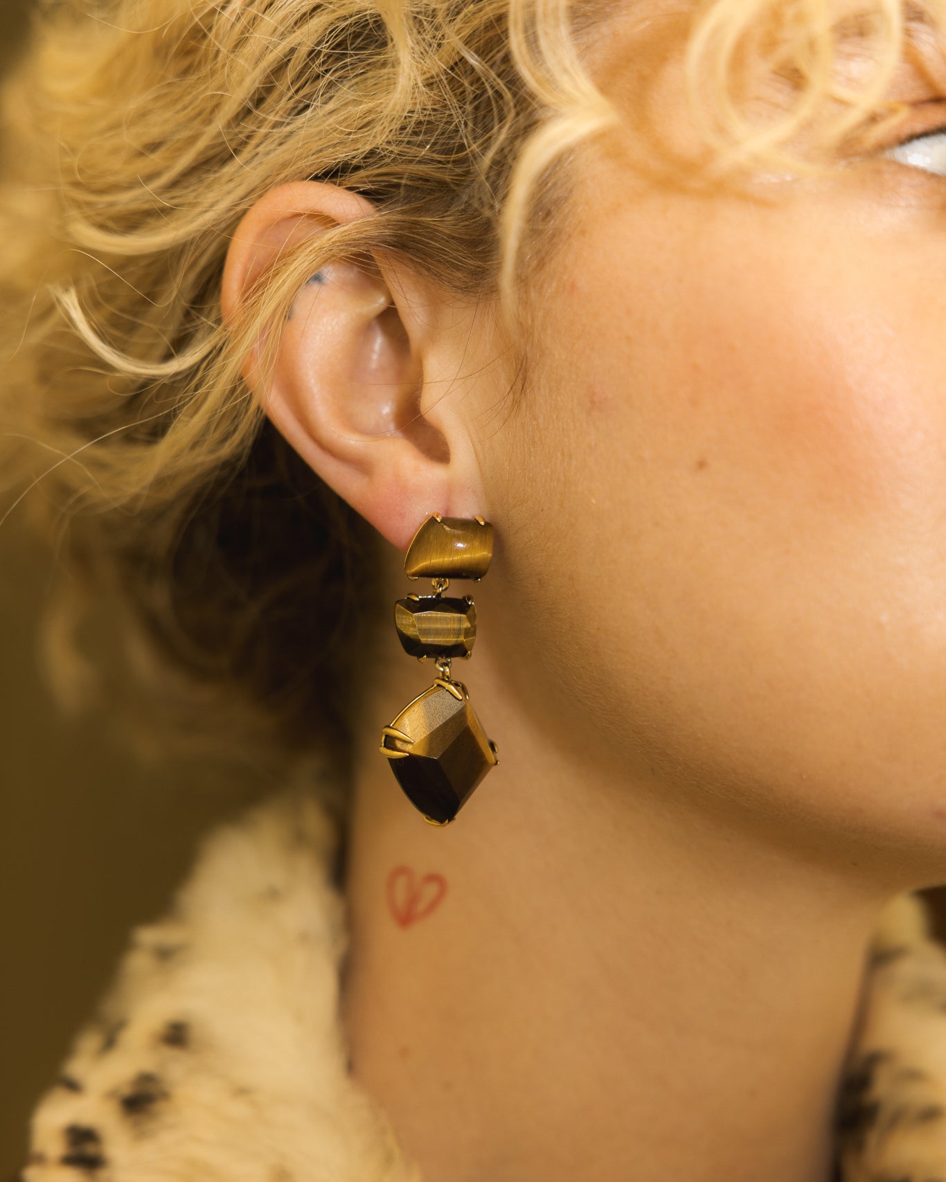 Pendientes Apolo Ojo Tigre