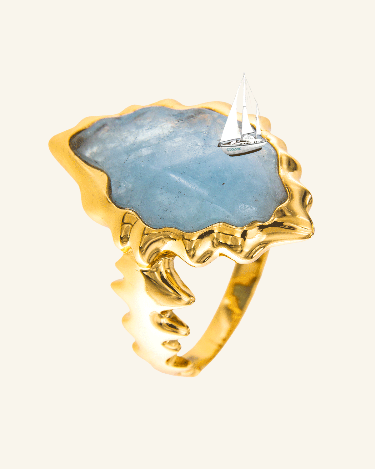Borneo Aquamarine Ring