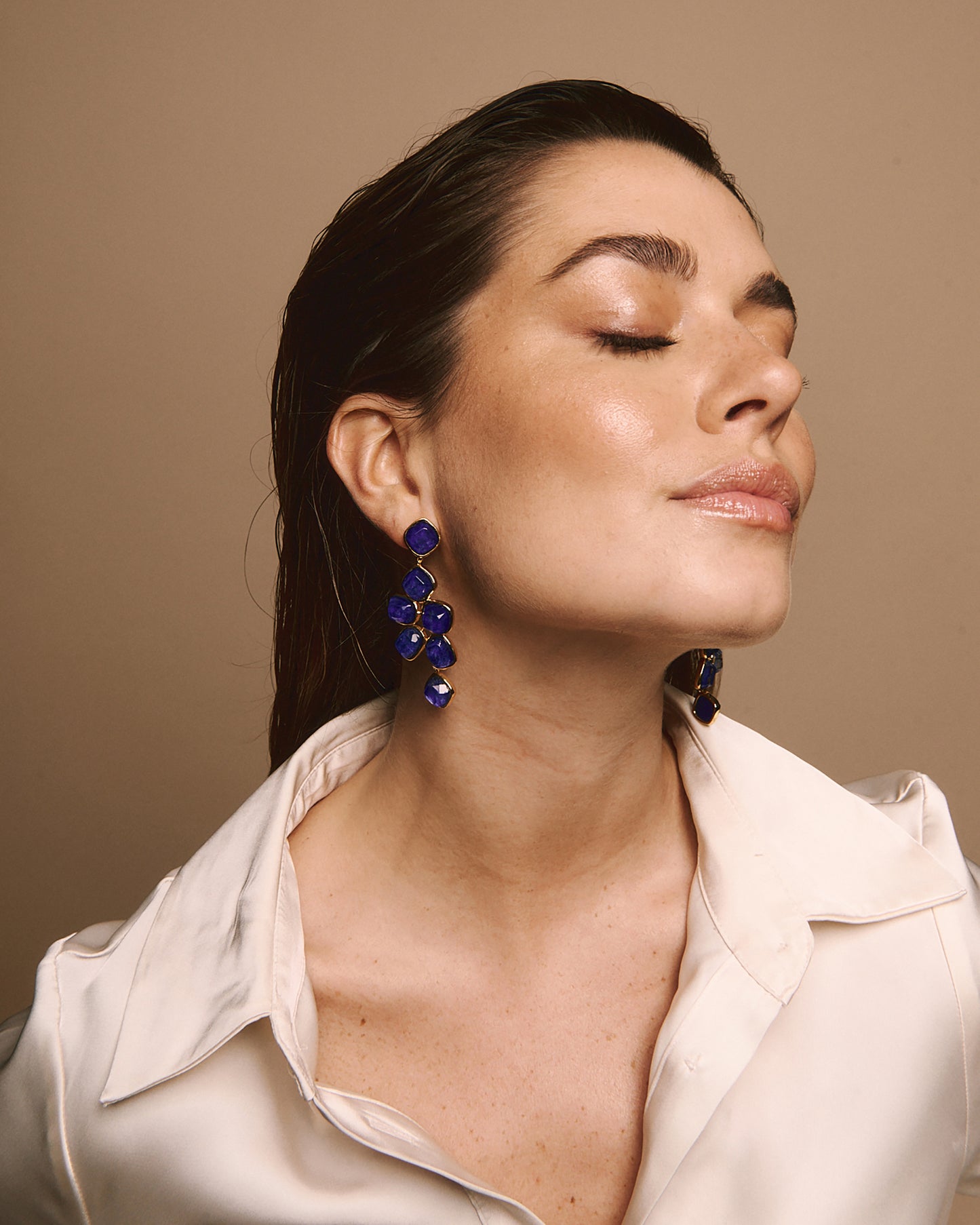 Hydra Lapis Lazuli Earrings