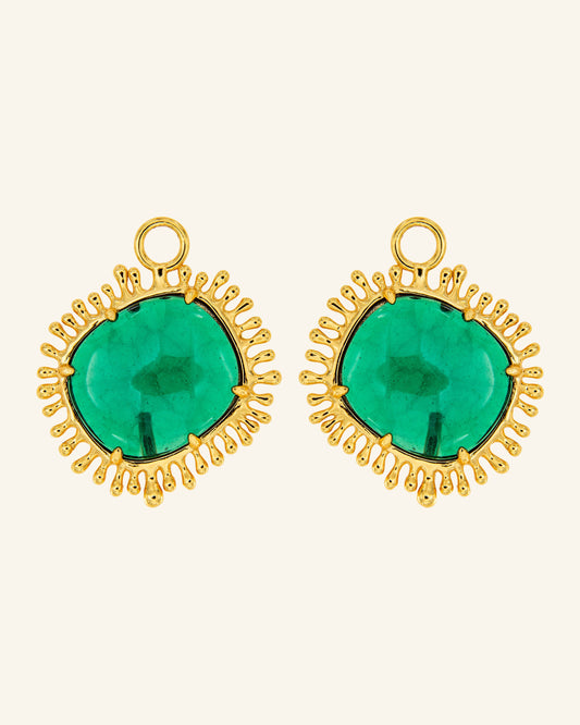 Emerald Sun Pendants