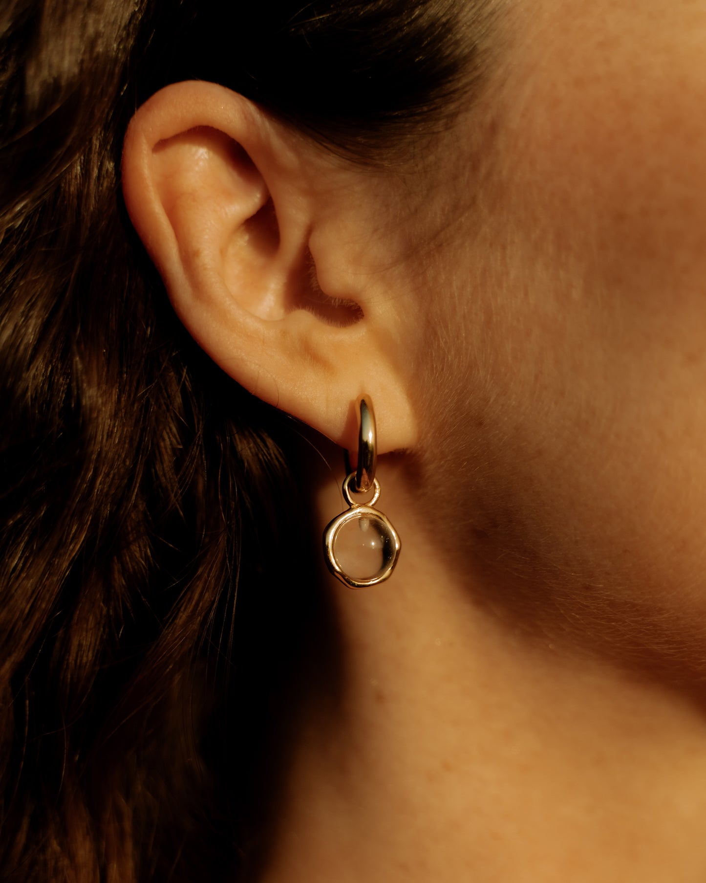 Colgantes Crisálida Incoloro Oro