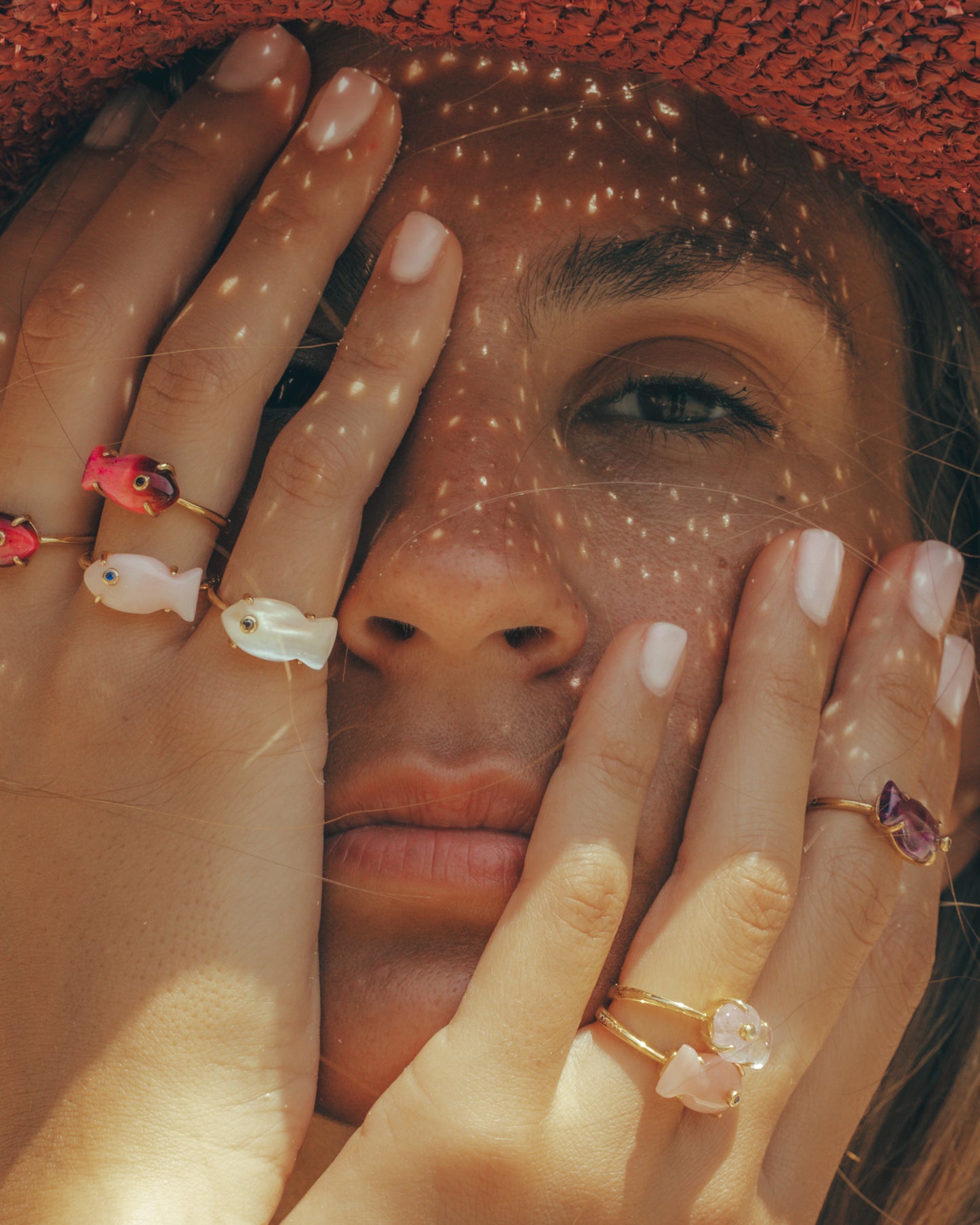 Anillo Marea Madreperla Blanca