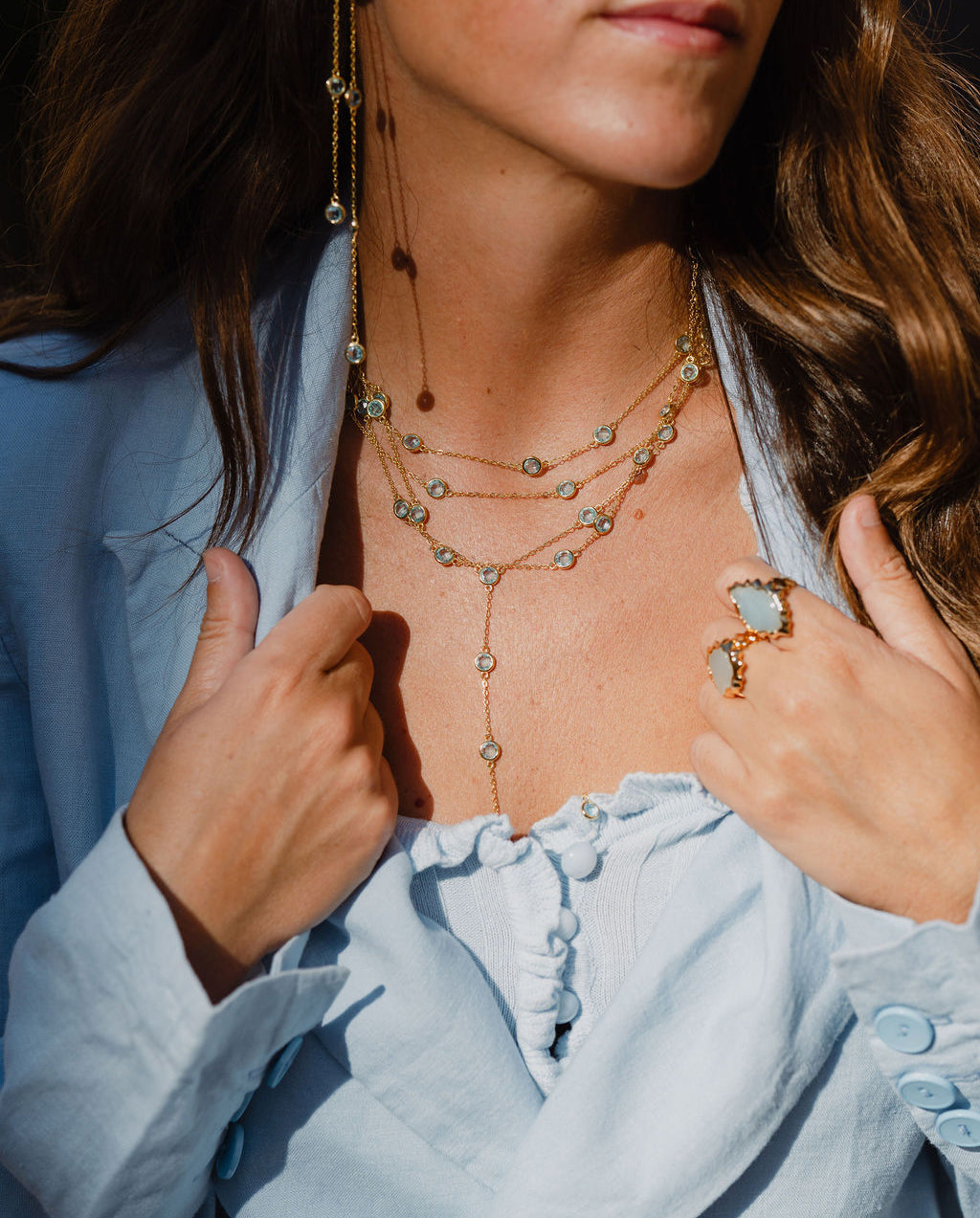 Collar Sexy Sirius Light Blue