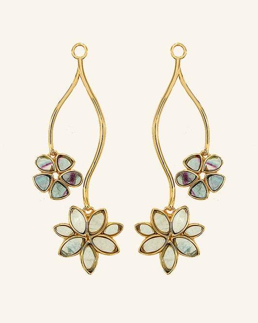 Colgantes Dalia con fluorita