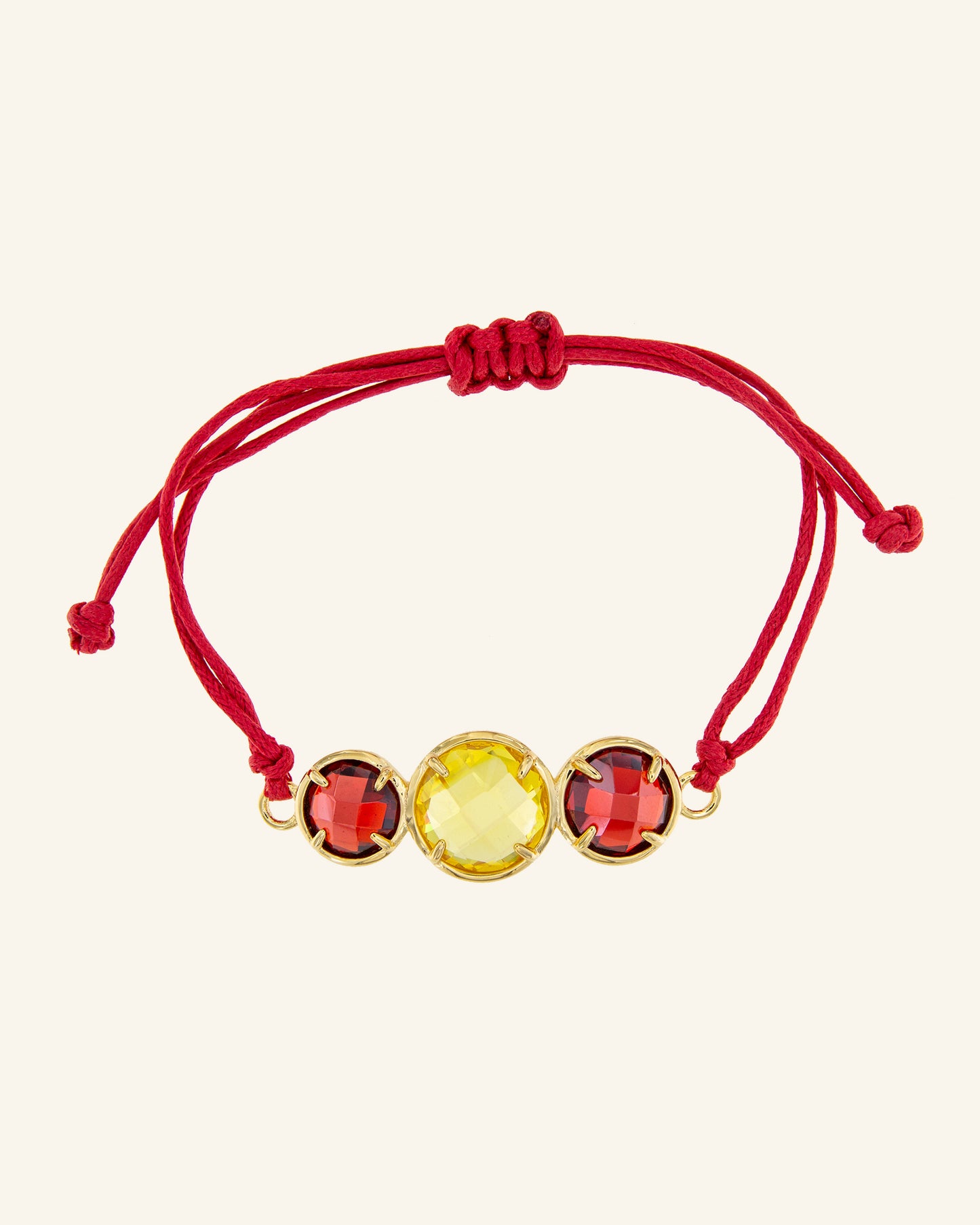 Pulsera España con circonitas