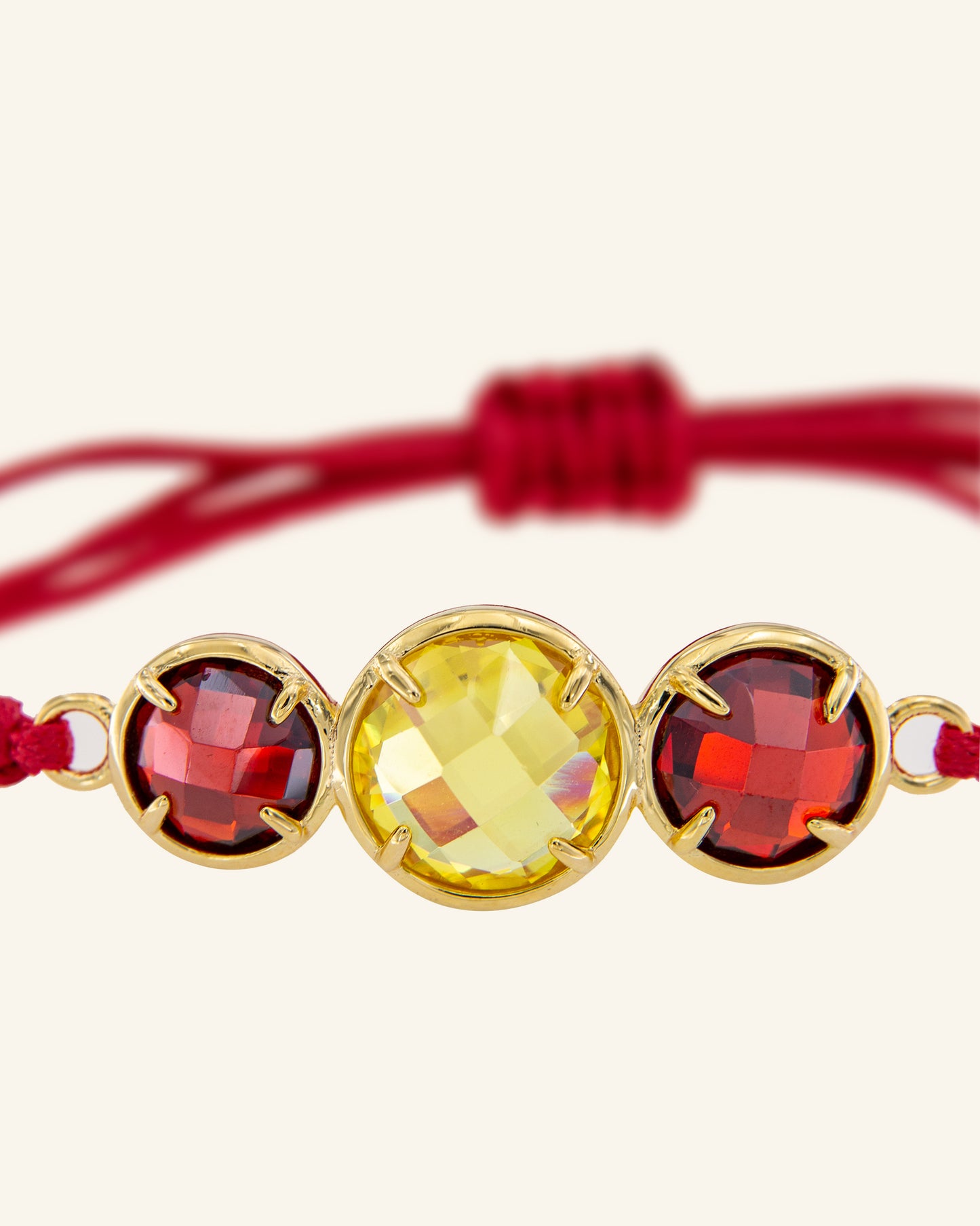 Pulsera España con circonitas