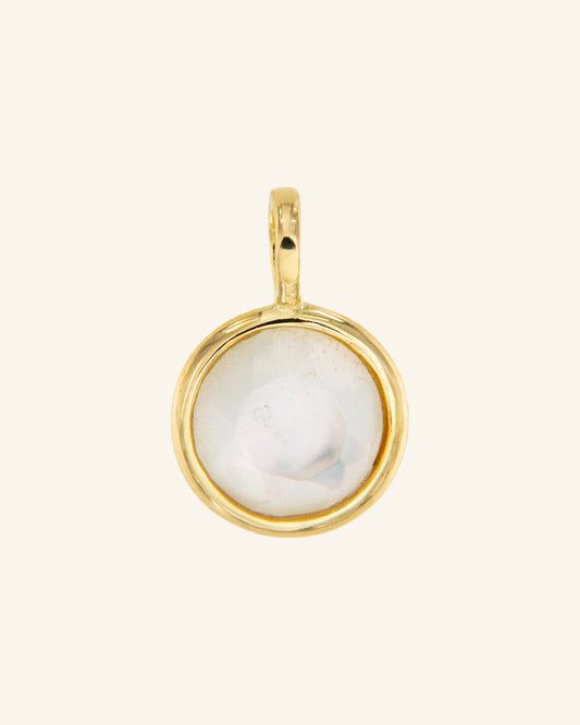 Pluvia pendant with mother of pearl
