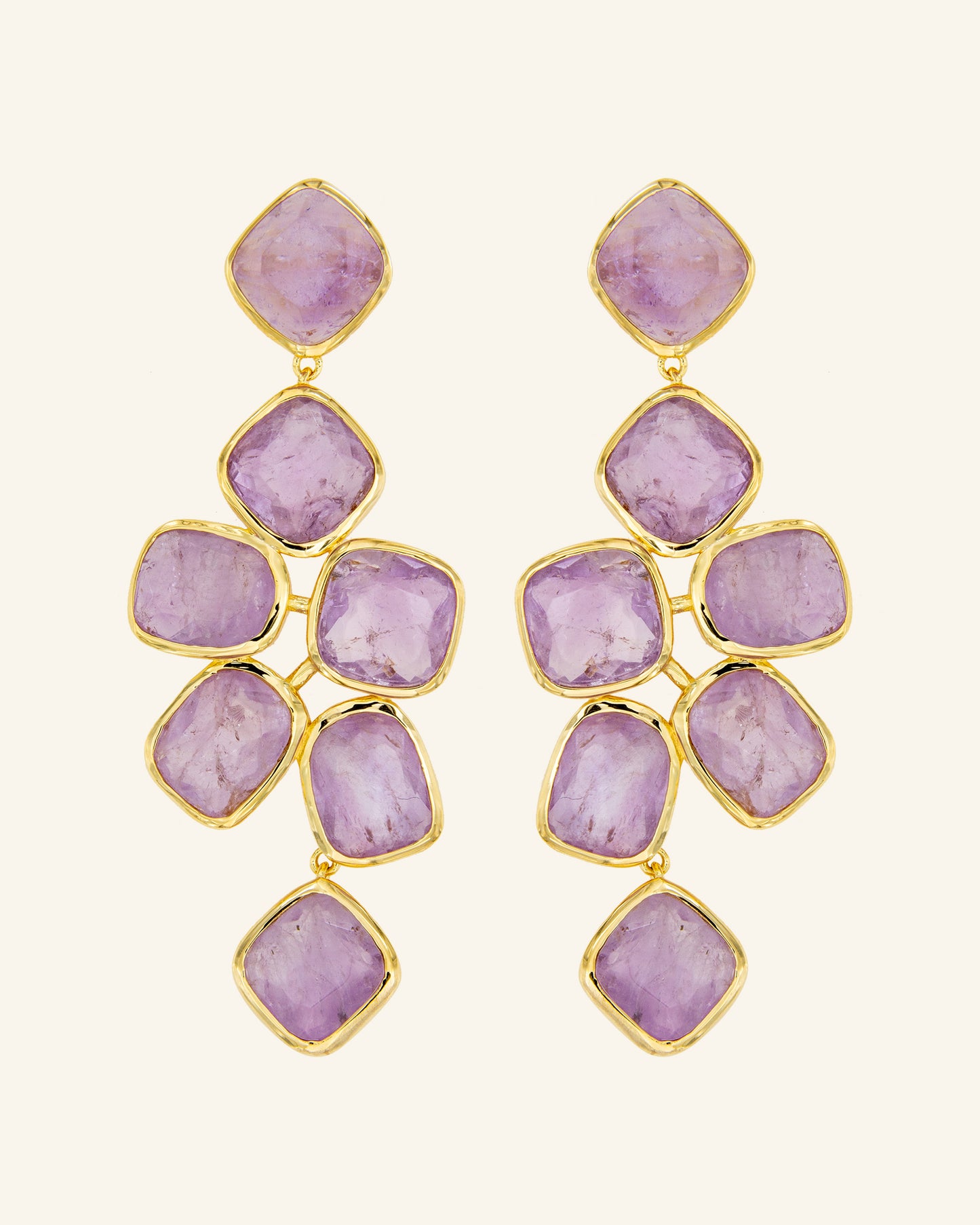 Pendientes Hydra Amatista