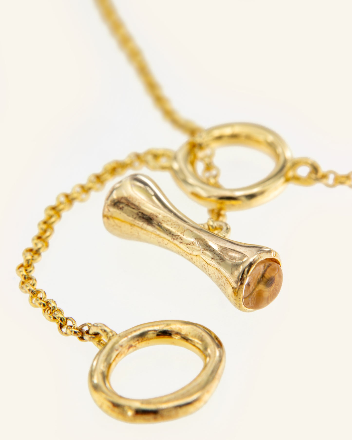 Vinson necklace with herkimer quartz