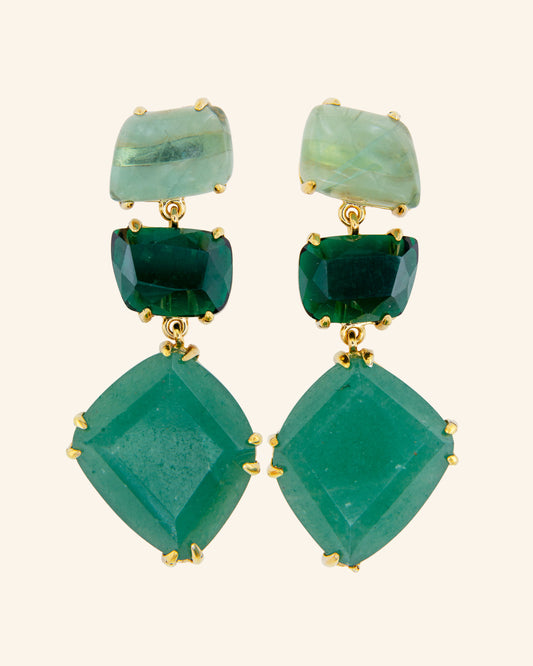 Apolo Mix Green Earrings