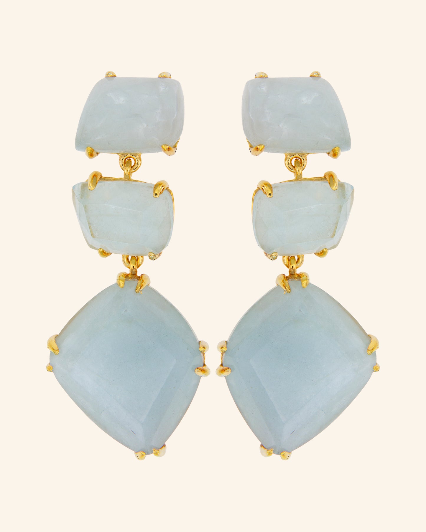 Pendientes Apolo Aguamarina