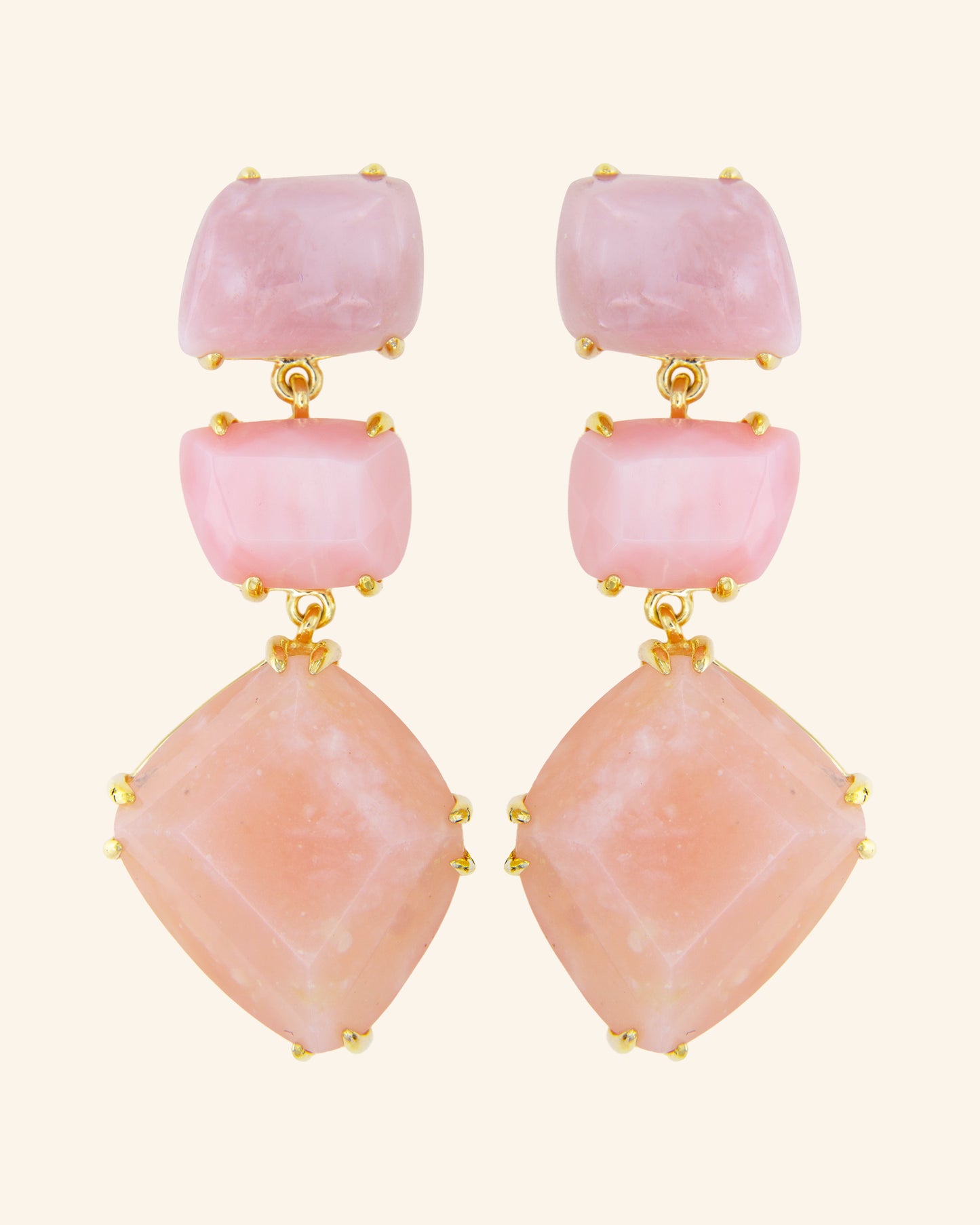Pendientes Apolo Ópalo Rosa