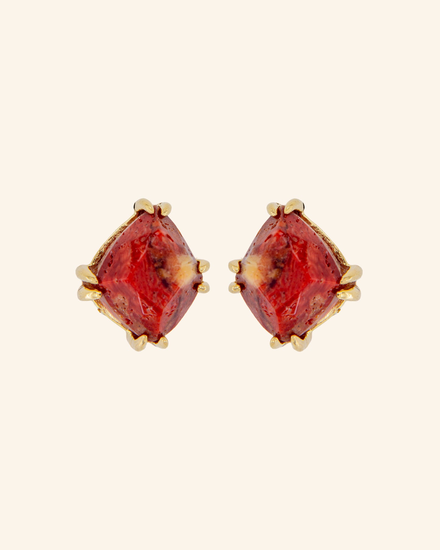Pendientes Candy Tail con Coral