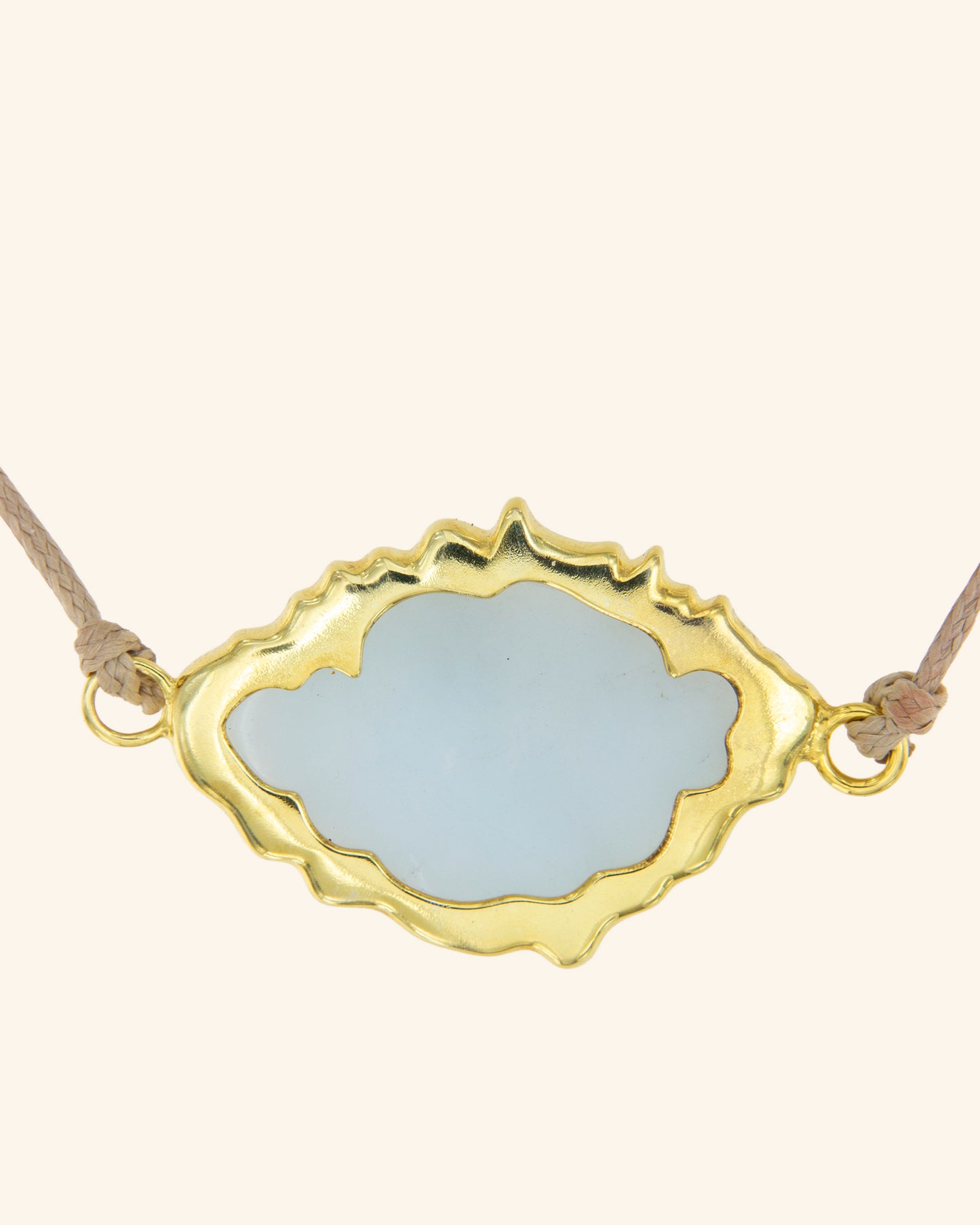 Choker Borneo Aguamarina