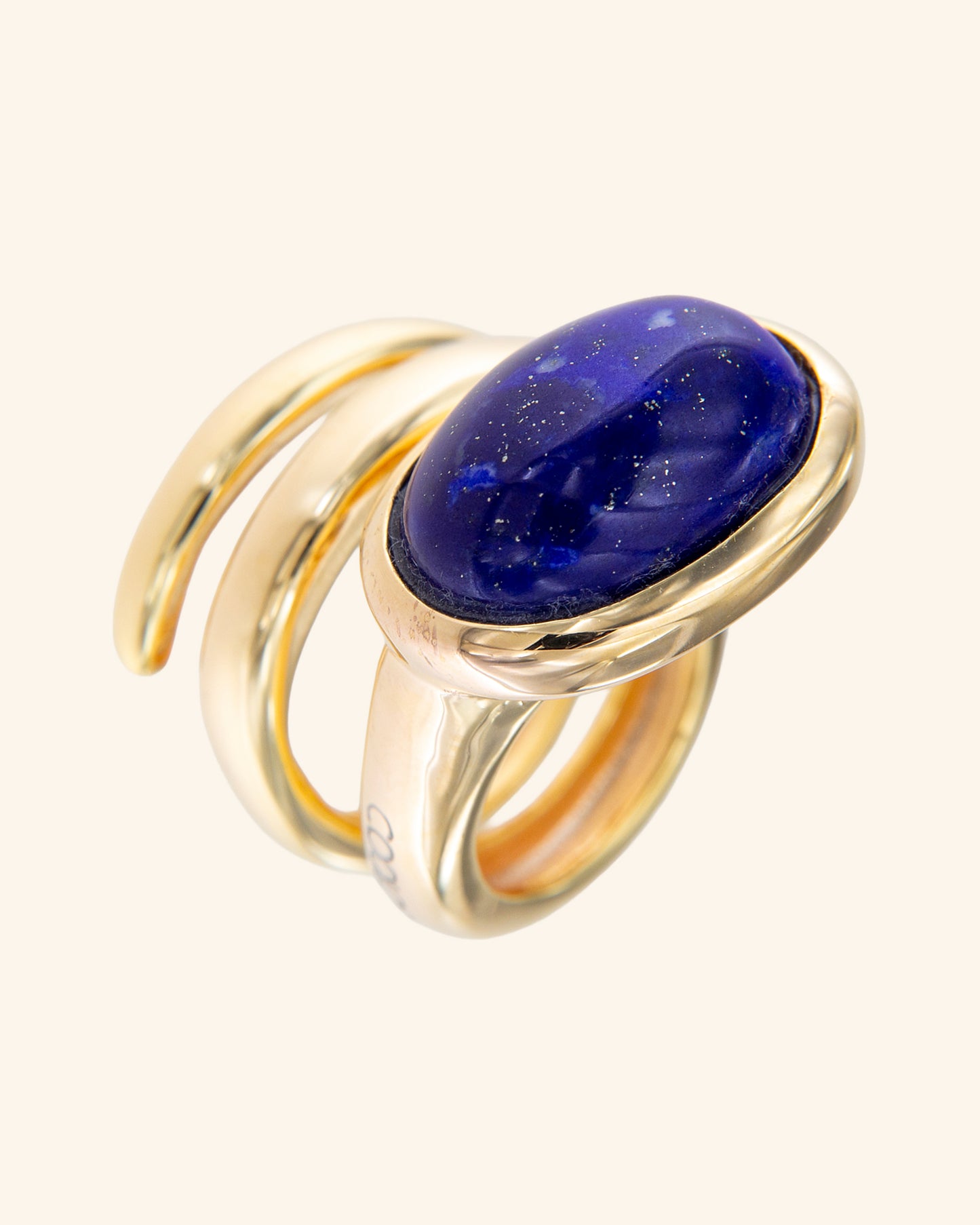 Anillo Renacuajo Lapislázuli