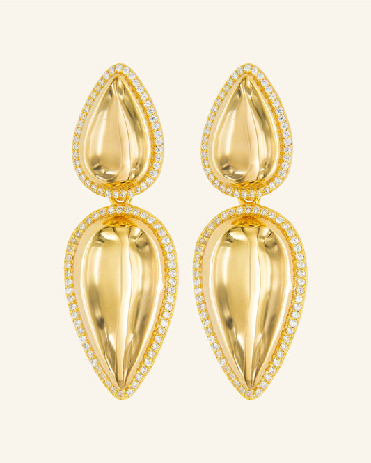 Pendientes Ari Oro Desmontables