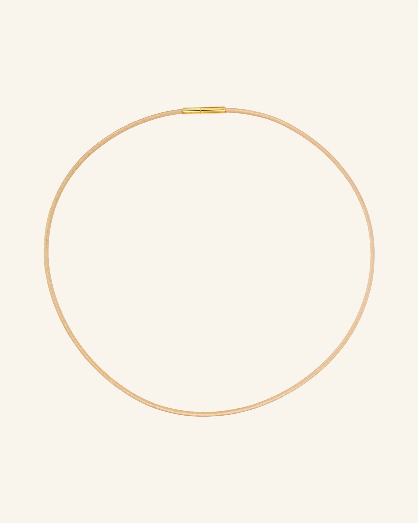 Cordón dorado 40cm 4mm