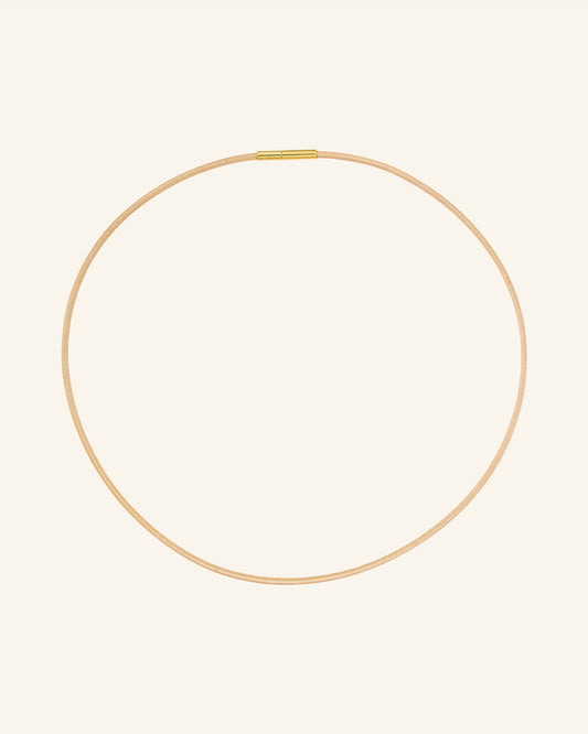 Cordón dorado 40cm 4mm