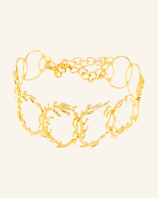 Mexican braid choker