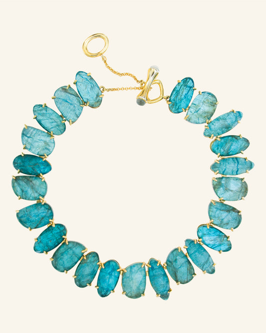 Erebus Blue Apatite Necklace