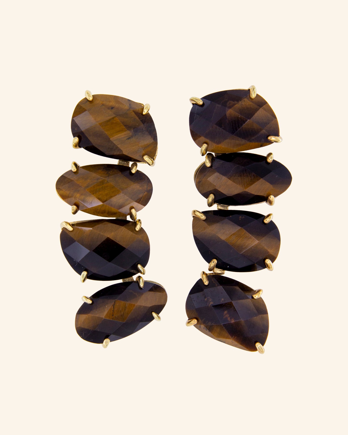 Pendientes Erebus ojo de Tigre