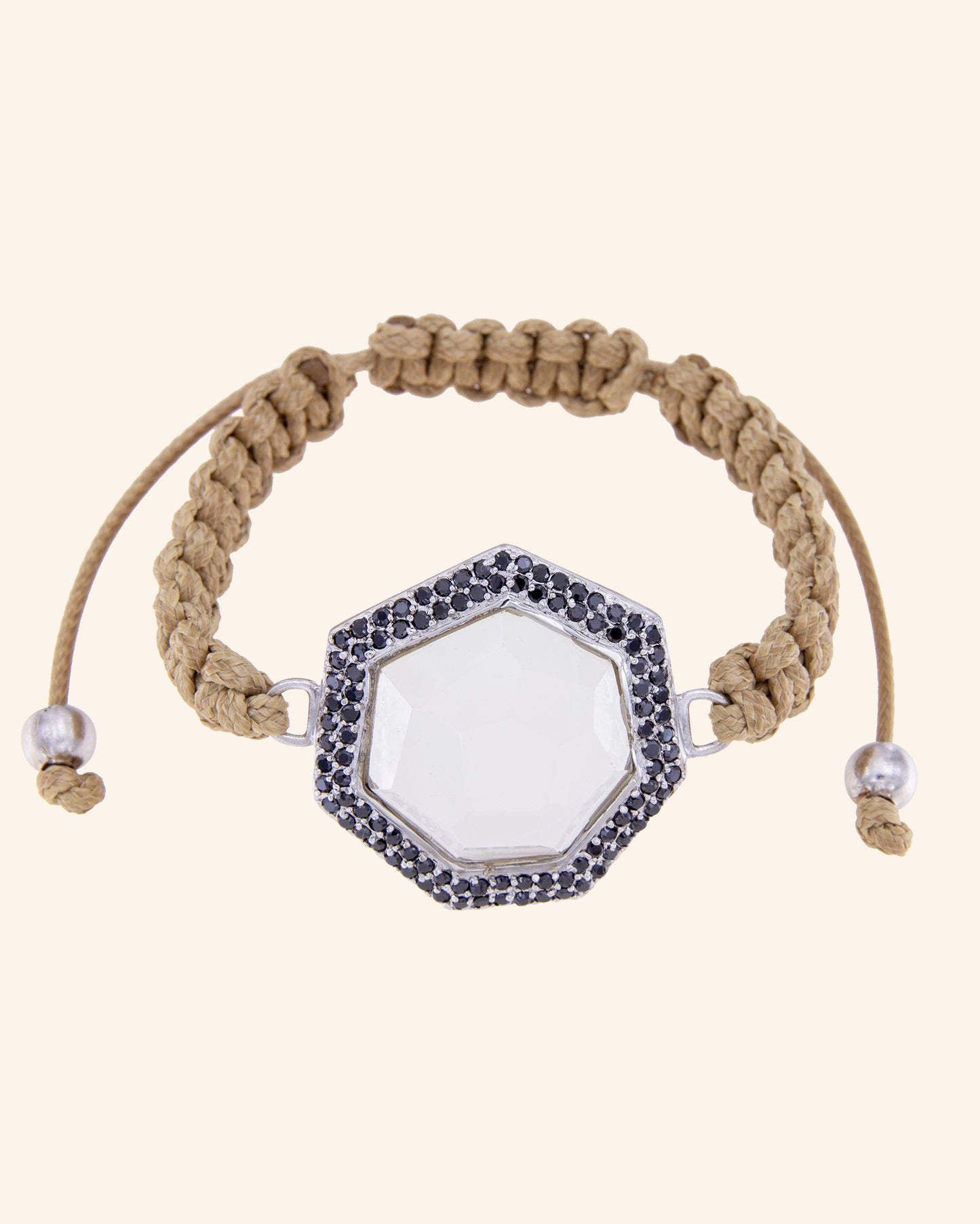 Pulsera Etna cuarzo incoloro