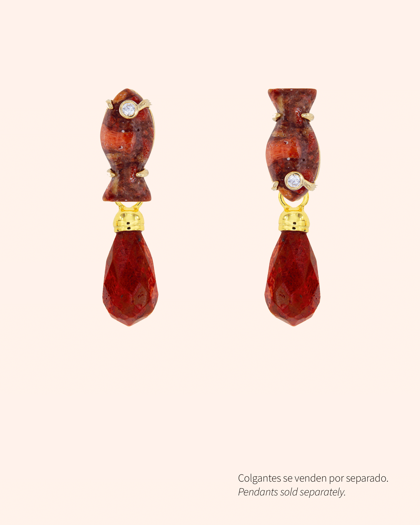 Coral Marea Earrings
