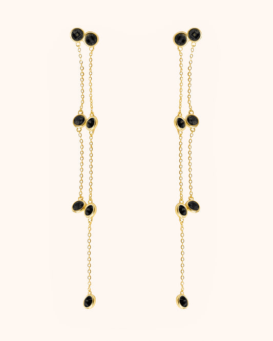 Pendiente Sirius Large Negro