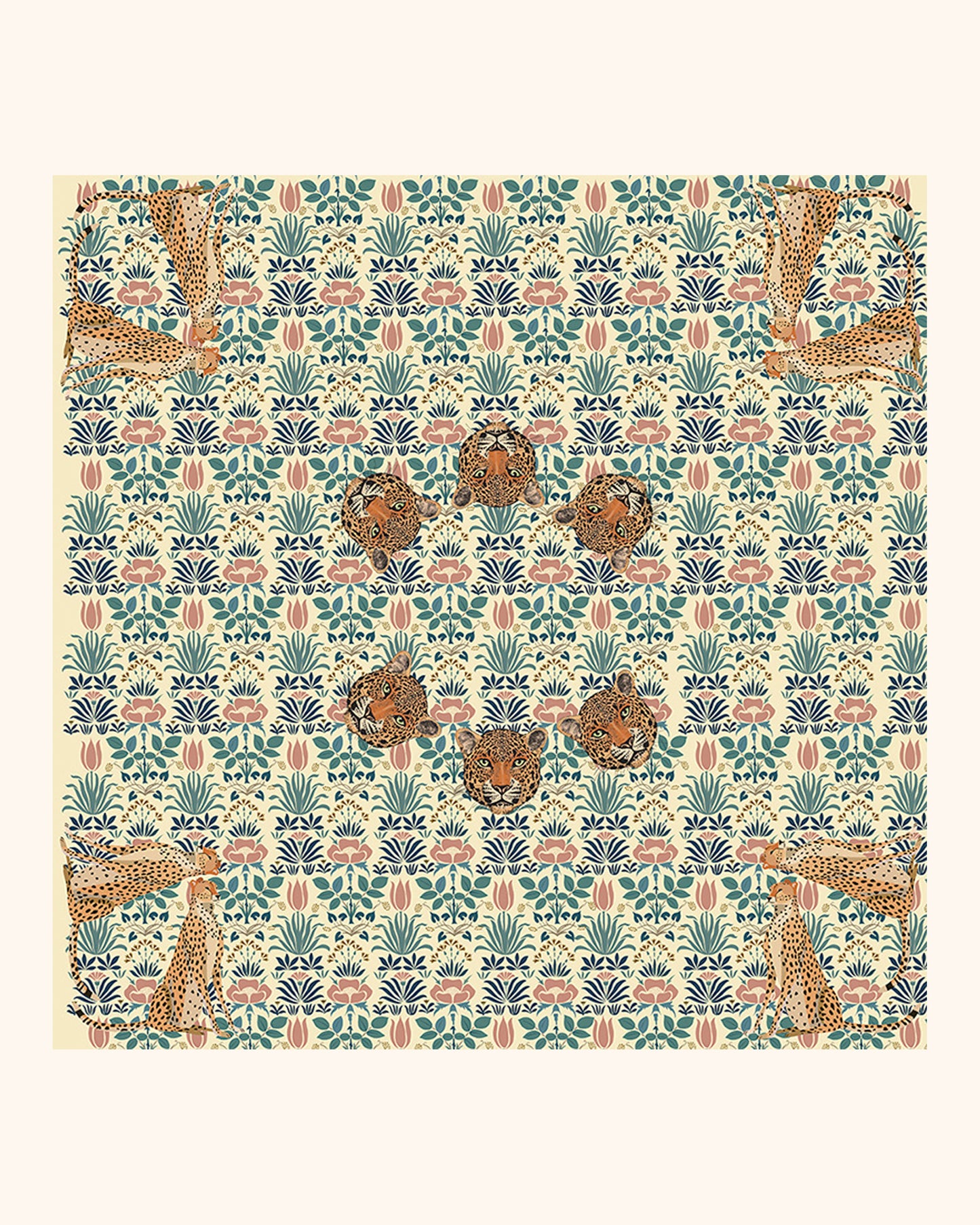 90 Wild Leopard Scarf