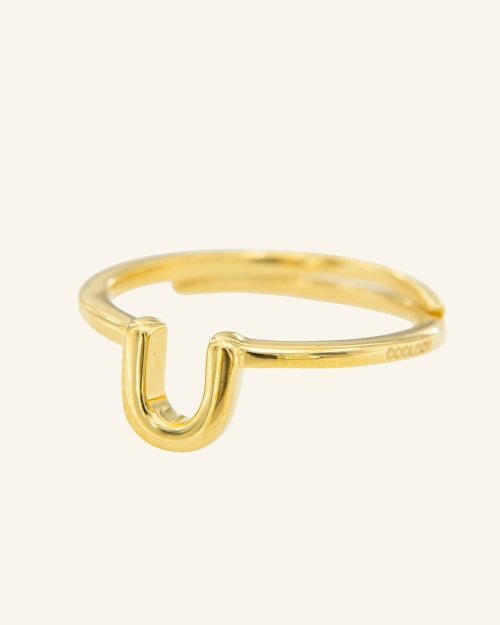 Anillo Roma letra U