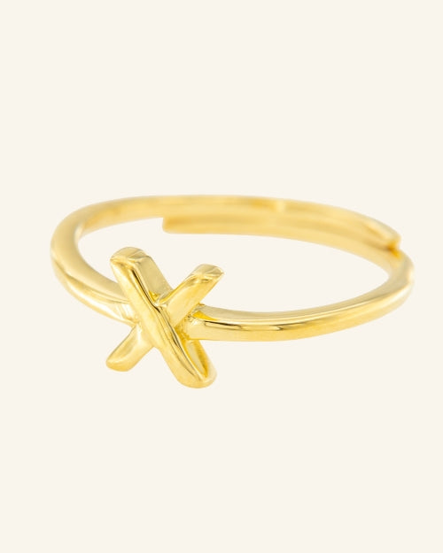 Anillo Roma letra X