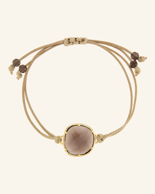 Pulsera Bizancio Cuarzo Fumé