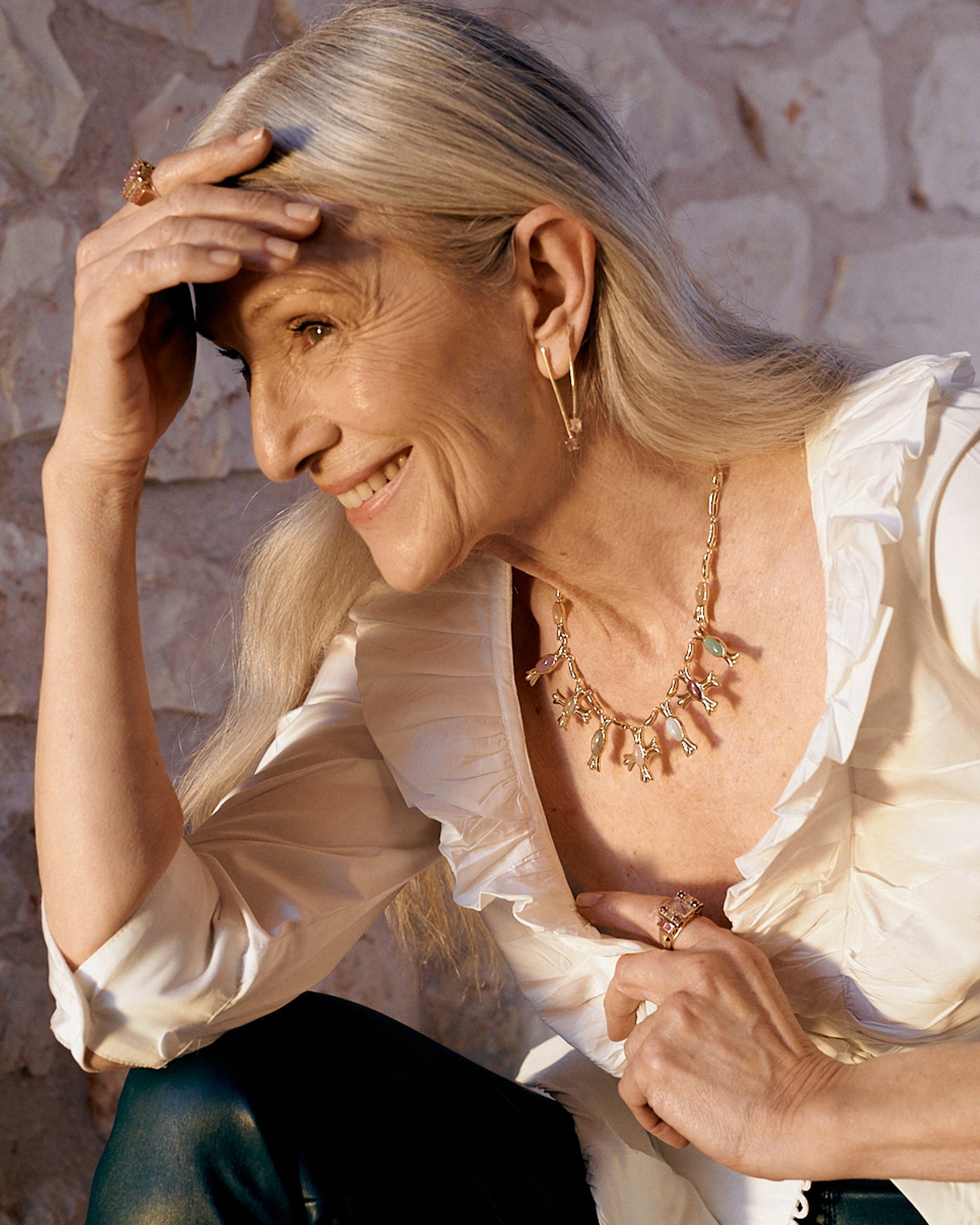 Pendientes Buttercup Cuarzo Rosa