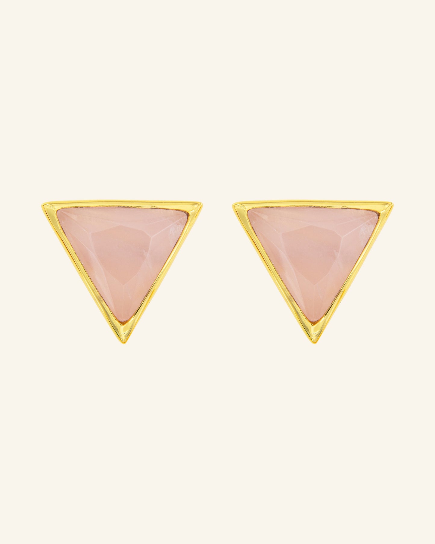 Mycerinos earring with rose quartz