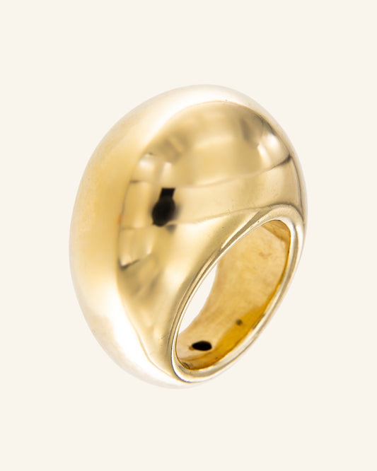 Golden Big Globus Ring