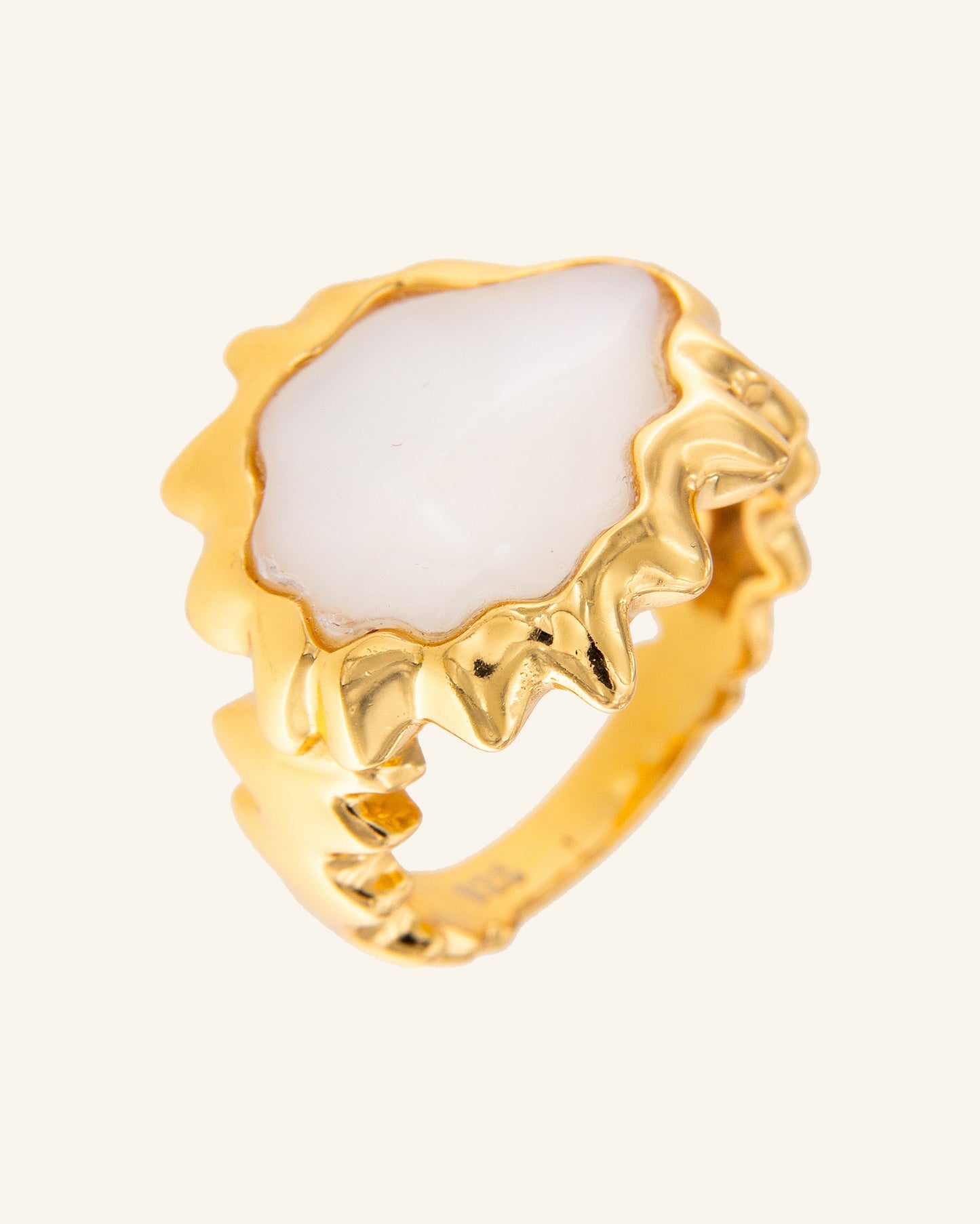 Anillo Borneo Mini Mop Blanca