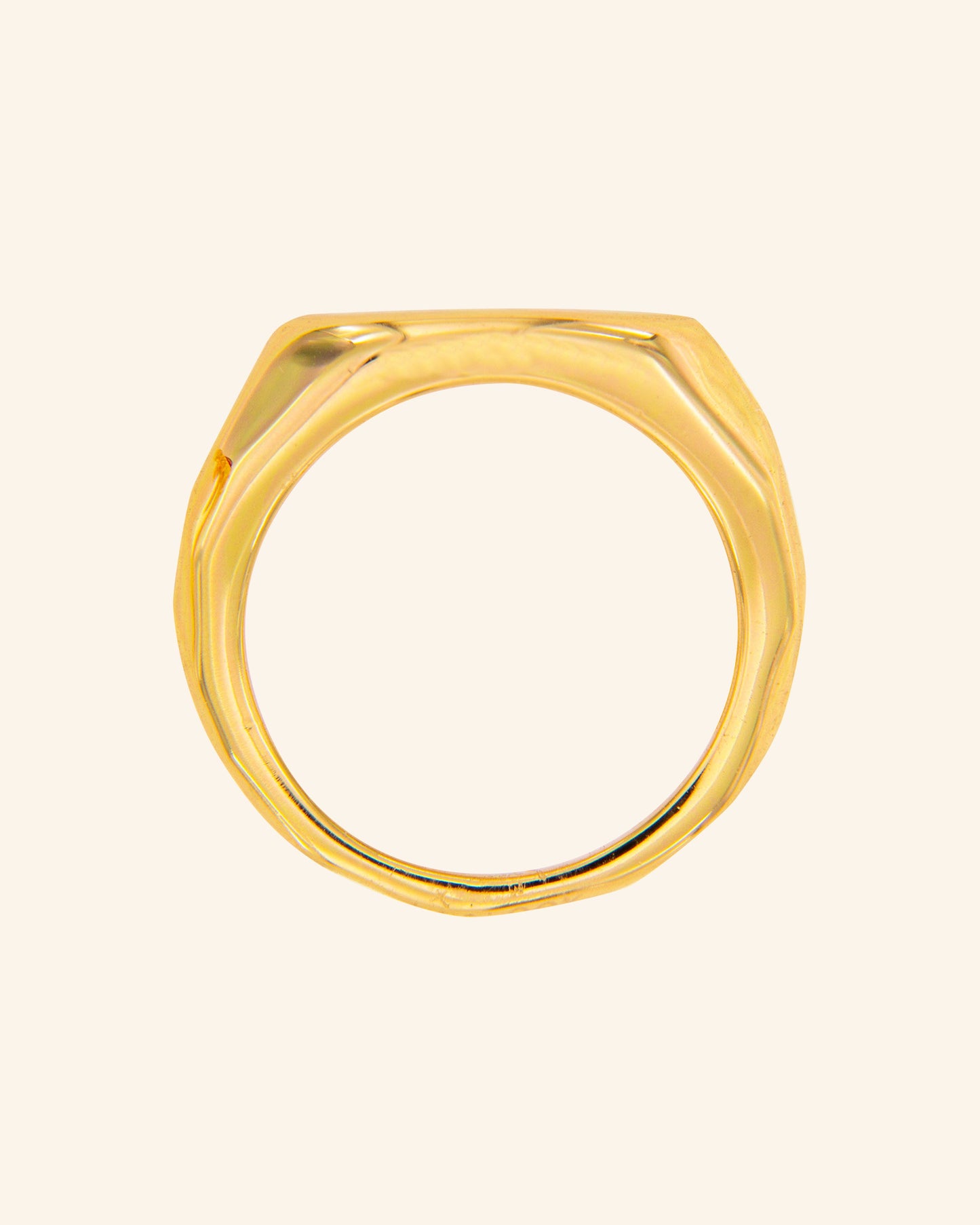 Golden Ellipse Ring