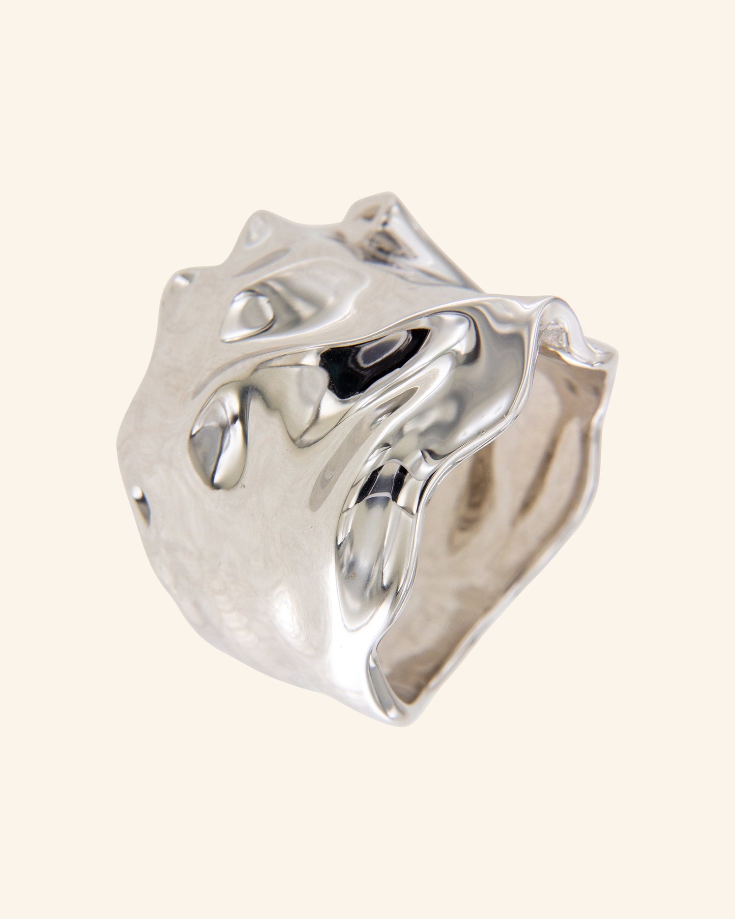 Silver Gather Ring