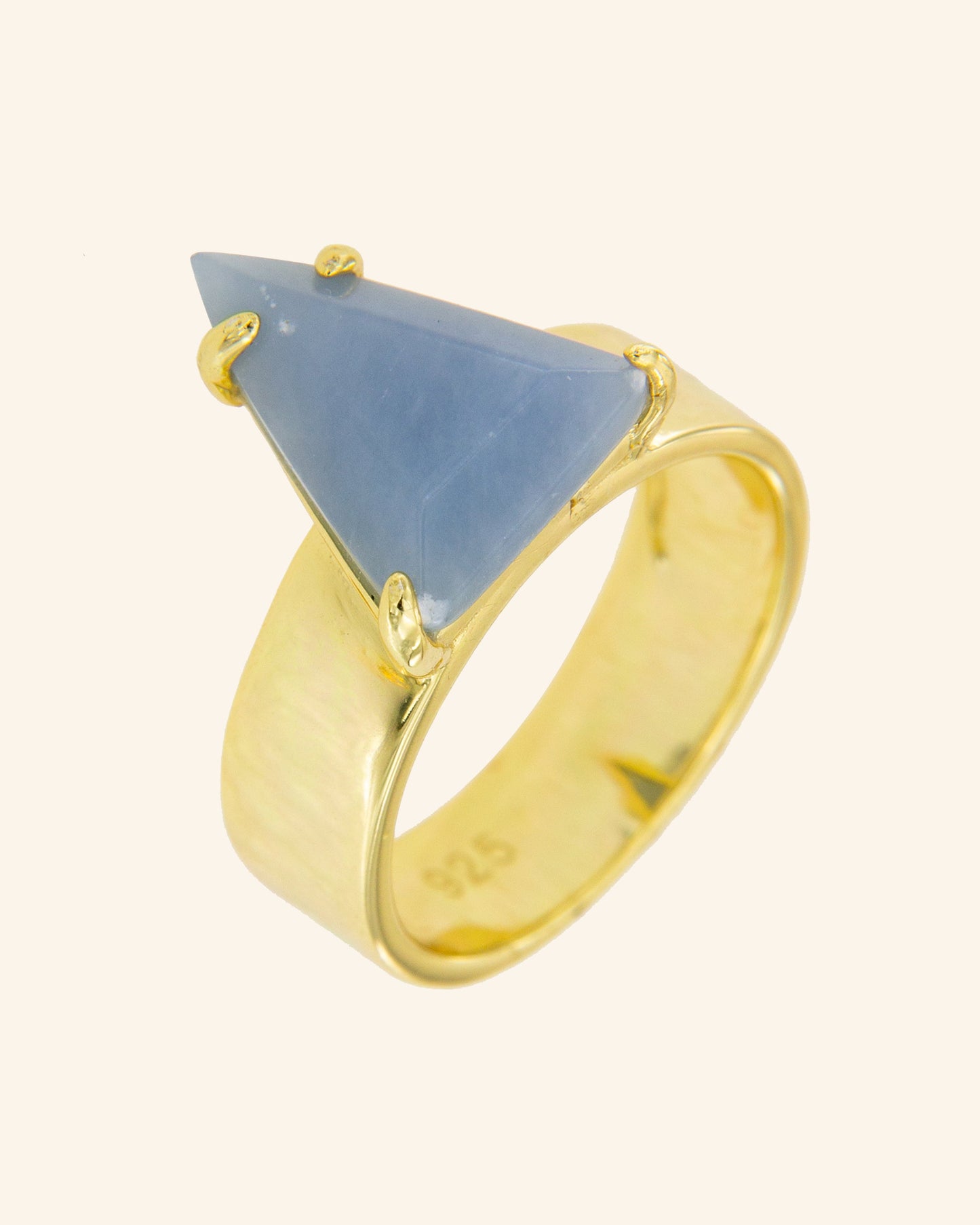 Gabo Ring with Angelite