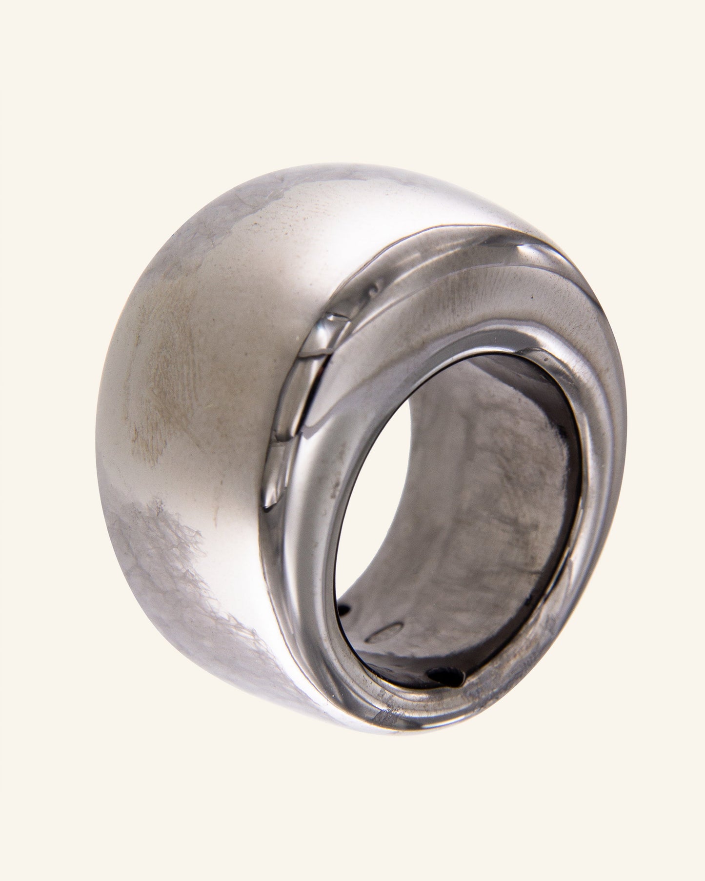 Geo Ruthenium Ring