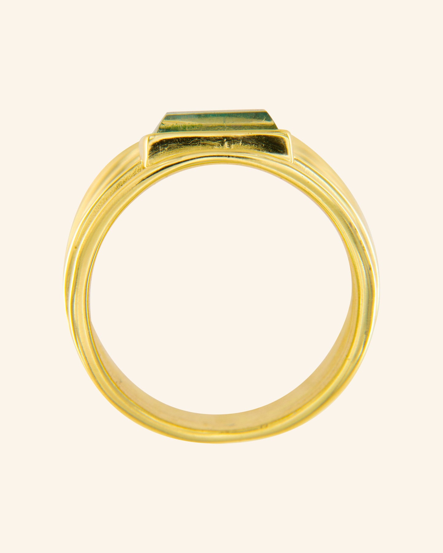 Lalique Ring with Blue Apatite