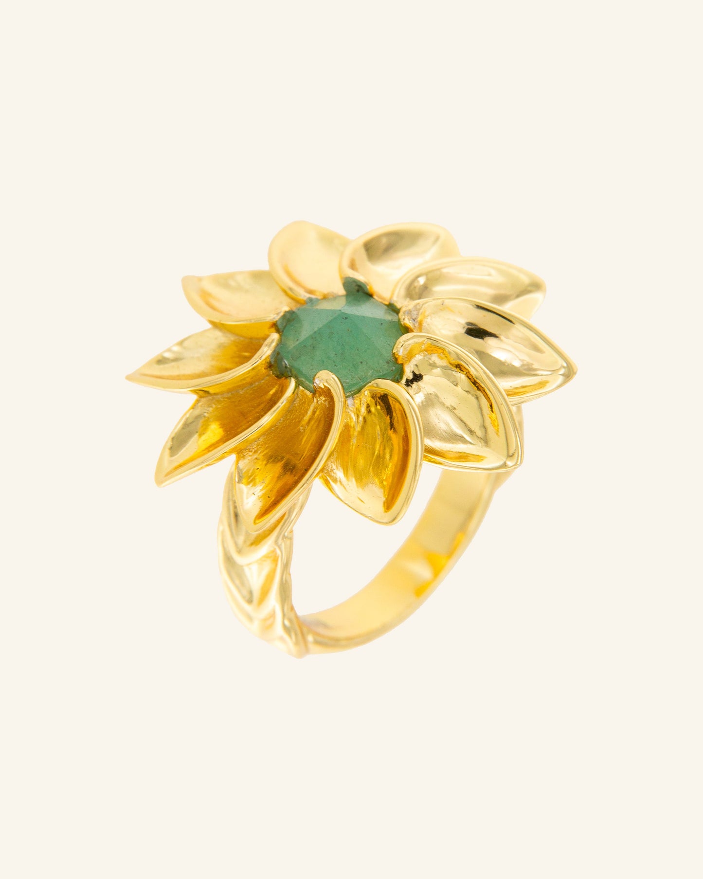 Anillo Mezzara con Aventurina