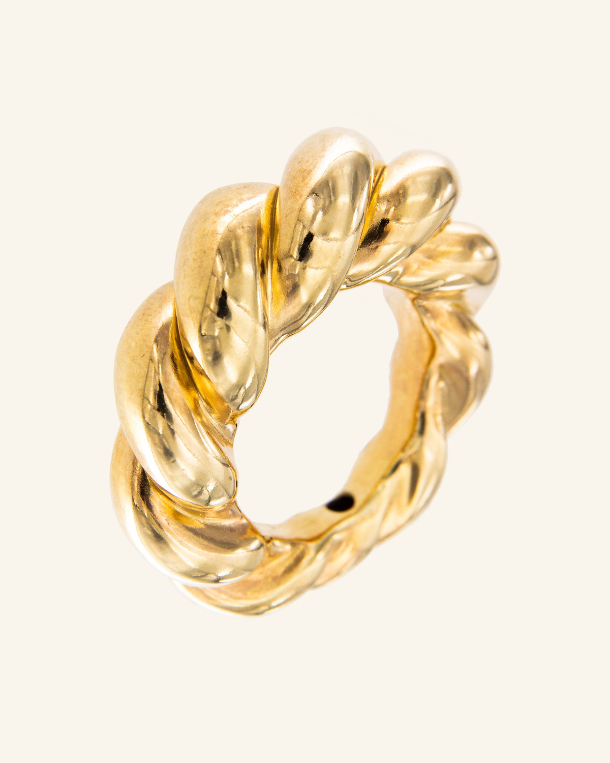 Gold Mini Braid Ring