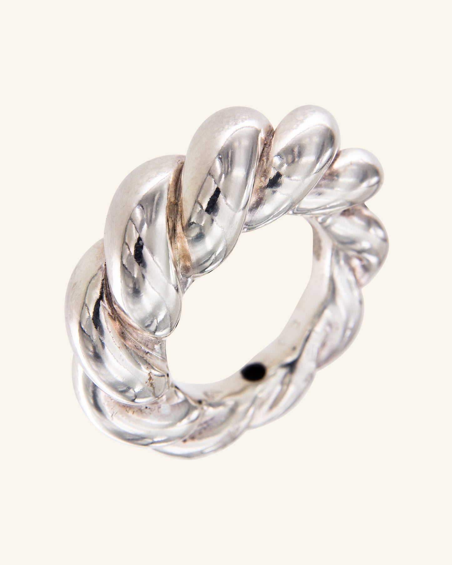 Anillo Mini Braid plata